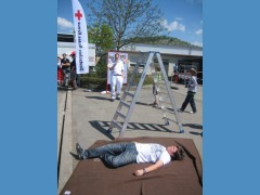 Schauübung "Leitersturz"