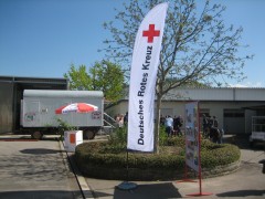 Info-Stand der DRK Bereitschaft Frickenhausen