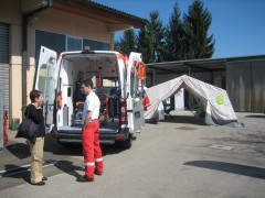 Notfall-KTW des Katastrophenschutzes