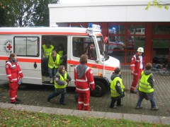 ..."gestürzter Fahrradfahrer"
