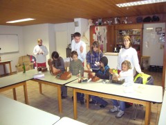 Vorbereitung und Überprüfung des Materials