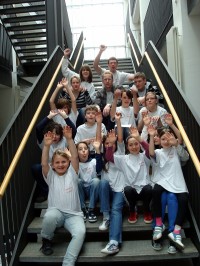 Gruppe des JRK Linsenhofen beim Wettbewerb 2010